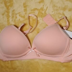 Barbra Wirefree Padded Bra, Pink, Sz32A